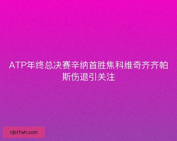 ATP年终总决赛辛纳首胜焦科维奇齐齐帕斯伤退引关注